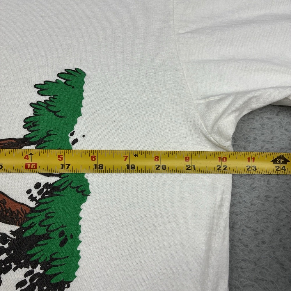 Vintage 80s Cats Suck T Shirt Mens Large White Funny Bird Graphic USA Tee - Picture 8 of 16